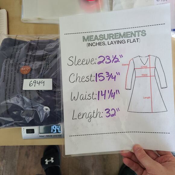 Forever 21 Corduroy Mini Shirt Dress Small Button Up Long‎ Puff Sleeves Preppy - Picture 8 of 12